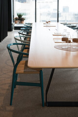 Modern scandi style office home furniture in bright space