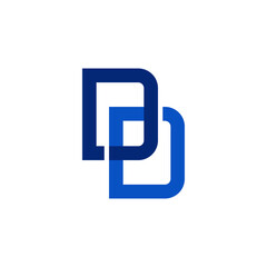 Alphabetic Letter Logo D.  