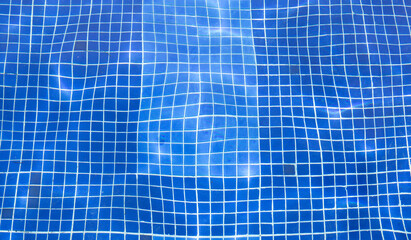 Water swimming pool surface for background.