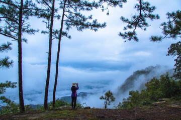 couple on the mountain