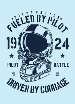 pilot battle helmet