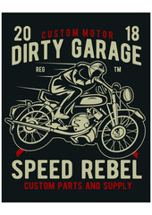dirty garage