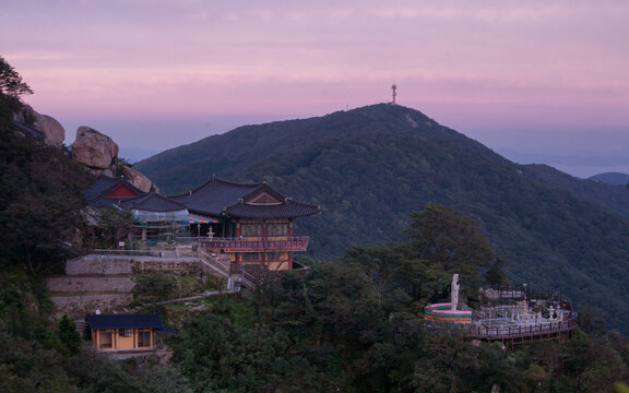 Boriam Temple in Geumsan Mountain (Namhae, South Korea)