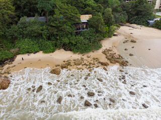 Damai beach aerial view