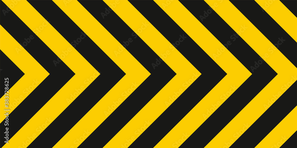 Aufkleber diagonal yellow and black stripe lines pattern. abstract geometric striped style texture design