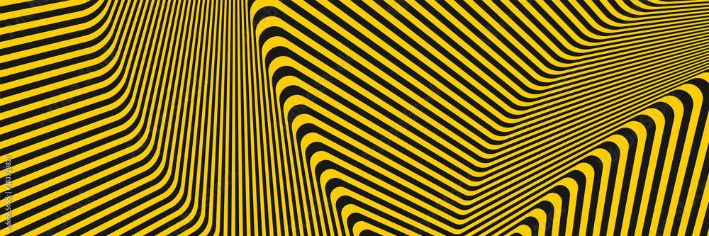 Poster diagonal yellow and black stripe lines pattern. abstract geometric striped style texture design