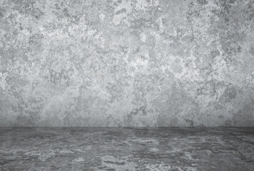 plaster wall, grey background