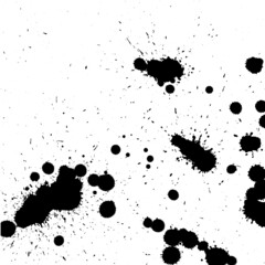 black ink blots