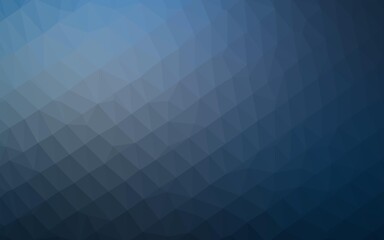 Light BLUE vector polygonal template.