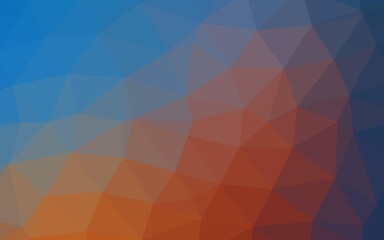 Light Blue, Red vector abstract mosaic pattern.