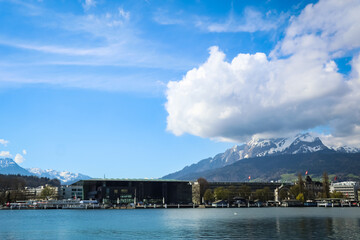 Lucerne is a city in central Switzerland, in the German-speaking portion of the country