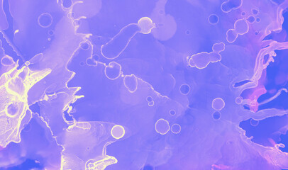 Graphic Flow Background. Blue Contemporary 