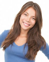 Smiling woman - Multiracial