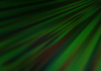 Dark Green vector background with straight lines.