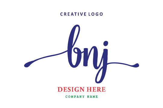 pharmacy logo composition of the letter BNJ is simple, easy to understand and authoritative