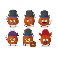 Cartoon character of turkey thighs with various pirates emoticons