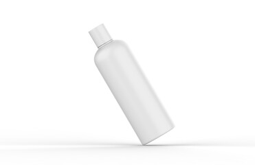 Cosmetic bottle mockup for cream, soap, foam, shampoo, lotion, gel. Cosmetic product on isolated white background, 3d illustration