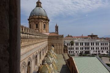 Naklejka premium Italy Sicilia. The Cathedral of Palermo.