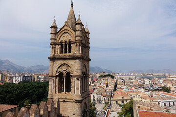 Fototapeta na wymiar Italy Sicilia. The Cathedral of Palermo.