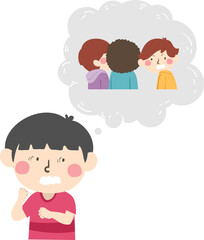 Kid Boy Scared Peer Pressure Disappointment