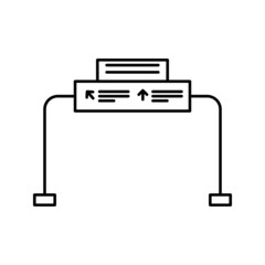 street sign vector. editable. highway icon. vector illustration