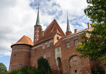 Fototapeta premium Frombork Cathedral hill, a place where he worked Copernicus. Poland