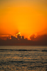 Obraz na płótnie Canvas Sunrise at Sanur Sindhu Beach