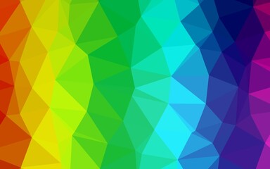 Light Multicolor, Rainbow vector blurry triangle texture.