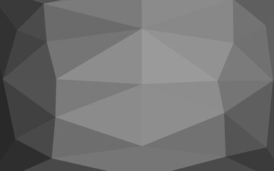 Fototapeta premium Light Silver, Gray vector shining triangular background.
