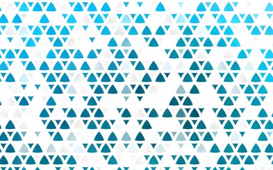Fototapeta na wymiar Light BLUE vector seamless backdrop with lines, triangles.