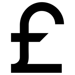 Obraz premium Sterling pound symbol is known as british currency 
