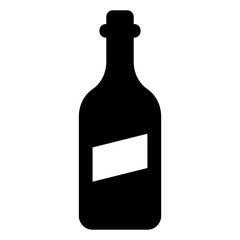 
A bottle depicting bar wine icon
