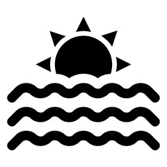 
Sun and cloud together showing the icon of weather 
