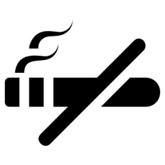 
Cross line over the electric cigarette depicting smoking prohibited 
