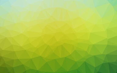 Obraz na płótnie Canvas Dark Blue, Yellow vector polygon abstract layout.