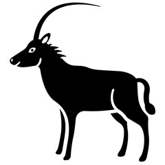 
Wild animal, stag or a male deer 
