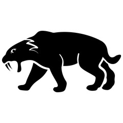 
Wild animal bear solid icon 
