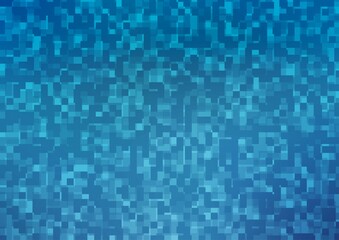 Light BLUE vector backdrop with rectangles, squares.