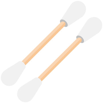 
isometric icon design of cotton buds
