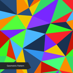 flat color style, triangle, tile, geometric seamless, contemporary colorful pattern. Seamless fashion fabric textures.