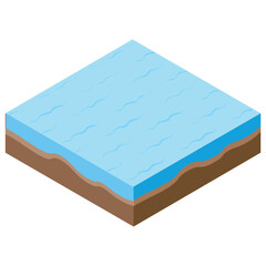 A dam having water showing concept of nature 