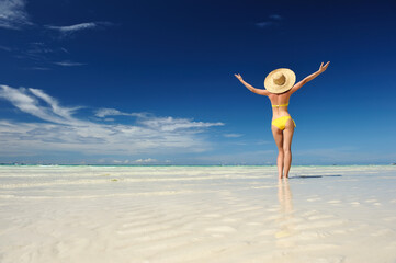 Girl on a beach