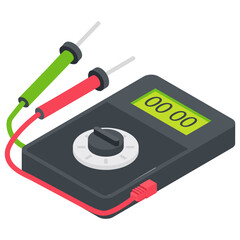
Voltmeter, to check the flow of current 
