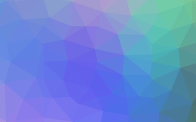 Light Multicolor, Rainbow vector low poly layout.
