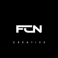 FCN Letter Initial Logo Design Template Vector Illustration