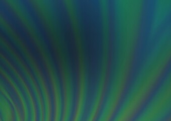 Dark Blue, Green vector glossy abstract background.