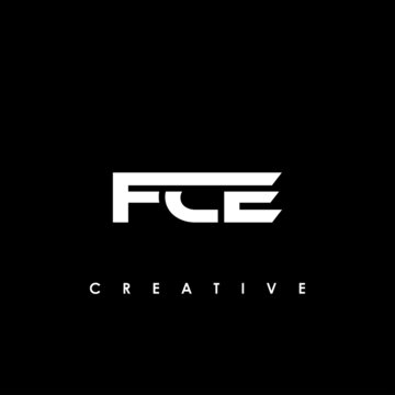 FCE Letter Initial Logo Design Template Vector Illustration