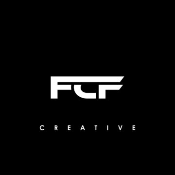 FCF Letter Initial Logo Design Template Vector Illustration