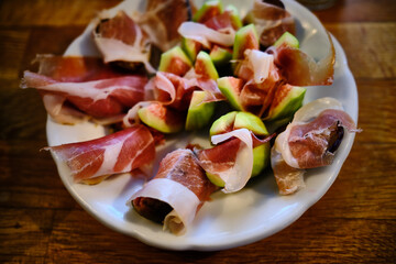 A lovely sweet and savory breakfast