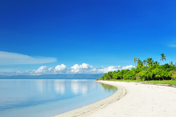 Uninhabited island